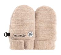 Mittens without thumbs made of wool (Merino) with a cashmere feel