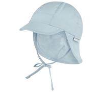 Sterntaler - Kids' Peaked Cap with Neck Flap - Basic - Cap size 45 cm, grey