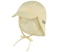 Sterntaler - Kids' Peaked Cap with Neck Flap - Basic - Cap size 49 cm, sand