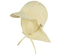 Sterntaler - Kids' Peaked Cap with Neck Flap - Cap size 43 cm, sand