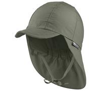 Sterntaler - Kids' Peaked Cap with Neck Flap - Cap size 45 cm, olive