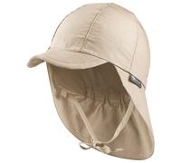 Sterntaler - Kids' Peaked Cap with Neck Flap - Cap size 49 cm, sand