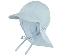 Sterntaler - Kids' Peaked Cap with Neck Flap - Cap size 51 cm, grey