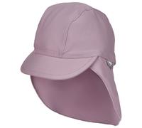 Sterntaler - Kids' Peaked Cap with Neck Flap - Plain - Cap size 47 cm, pink
