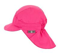 Sterntaler - Kid's Peaked Cap with Neck Protection Uni - Cap size 51 cm, pink