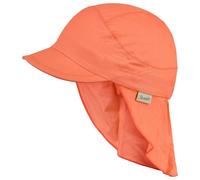 Sterntaler - Kid's Peaked Cap with Neck Protection Uni - Cap size 51 cm, red