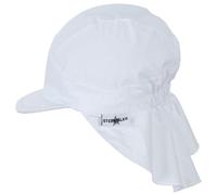 Sterntaler Unisex Peaked Cap M. Neck Protection Cap, White (Weiss 500), 51 cm