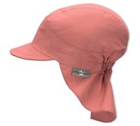 Sterntaler - Kid's Peaked Cap with Neck Protection Uni - Cap size 53 cm, pink