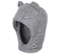 Sterntaler - Kid's Scarf Hat Wool with Ears - Beanie size 39 cm, grey