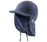 Sterntaler - Kid's Schirmmütze Nacken Uni Cotton - Cap size 45 cm, blue
