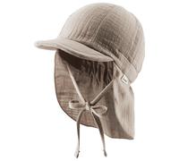 Sterntaler - Kid's Schirmmütze Nacken Uni Cotton - Cap size 51 cm, brown