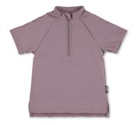 Sterntaler - Kid's Short-Sleeve Swim Shirt Half Zip - Lycra size 86/92, pink