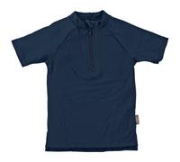 Sterntaler - Kid's Short-Sleeve Swim Shirt Half Zip - Lycra size 98/104, blue