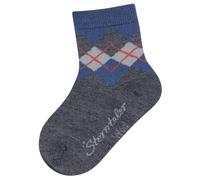 Sterntaler - Kid's Socken Wolle Karo - Sports socks size 17-18, blue