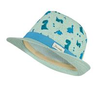 Sterntaler - Kids' Straw Hat - Dinosaur - Hat size 55 cm, green