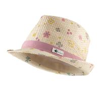 Girl's straw hat Sterntaler Fleurs Beige 51/53 cm