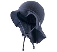 Sterntaler - Kids' Sun Hat - Plain - Hat size 45 cm, blue