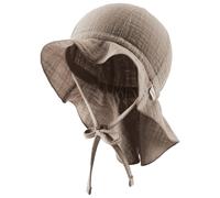 Sterntaler - Kids' Sun Hat - Plain - Hat size 53 cm, brown