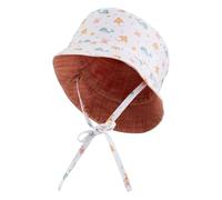 Sterntaler Kinder Fischerhut Zum Wenden Bedruckt mit Meerestiere Sun Hat, White, 5 3/4
