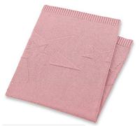 Sterntaler Knitted cuddle blanket Baylee, Age: For babies from birth or older, 75 x 90 cm, Pink