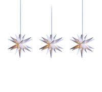 STERNTALER LED fairy lights with baby stars, 3-bulb, white