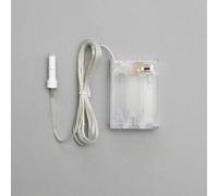 STERNTALER LED star, yellow, Ø 8 cm, 18 points, IP44 battery