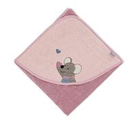 Sterntaler Mabel Mouse Hooded Bath Towel 0 Months + 80 x 80 cm Pink
