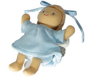 Sterntaler Mini Music Box Guardian Angel, Integrated Movement, Size: 17 cm, Blue