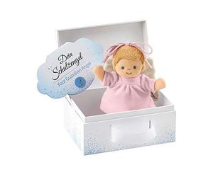 Sterntaler Mini Music Box Guardian Angel, Integrated Movement, Size: 17 cm, Pink