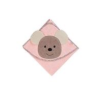Sterntaler Mouse Mabel Hooded Bath Towel 0 Months + 80 x 80 cm Pale Pink