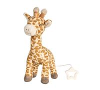 Sterntaler Music Box M Giraffe Kaya - Soft Fabric Music Box - Removable Musical Mechanism - Melody: Brahms Lullaby, Practical Star Handle - Sleep Aid - Gift, from Birth, Golden Brown