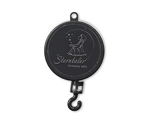 Sterntaler Musical Mechanism Sleep My Prince, Suitable for new-borns, For use on the move, 12 x 7 x 4 cm, dark grey