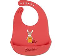 Sterntaler Silicone Bib Emmily Red