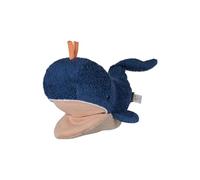 Sterntaler Soft Fleece Whale Hand Puppet Kids Baby Toy Padded with Polyester Wadding 11.5×11×28cm - Navy