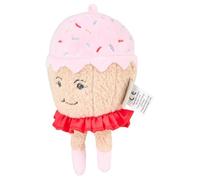 Sterntaler Stuffed Animal S Cupcake Cuddly Fleece Stuffed with Polyester Wadding with Rattle 16 × 11 × 8 cm, Pink