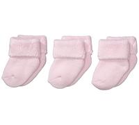 Sterntaler Baby Girls' 8201400 Newborn Socks, Pink (702), One Size (Pack of 3)