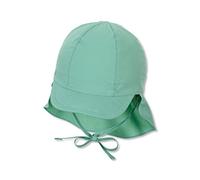 Sterntaler Unisex Children's Peaked Cap with Neck Protection, Medium Green, Normal, Medium Green