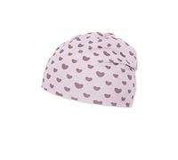 Sterntaler Unisex Children's Slouch Beanie Hearts Lilac Normal, Lilac