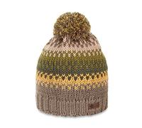Sterntaler Unisex Kid's Bommelstrickmütze Farbverlauf Hat, Braun, 6 1/4