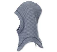 Sterntaler - Kid's Scarf Hat Stripes - Balaclava size 51 cm, grey