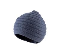 Sterntaler Unisex Knitted Cotton Structured Beanie Hat, mid-Blue, 35