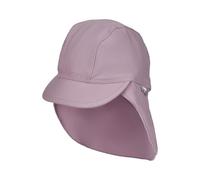 Sterntaler Unisex Peaked Cap Neck Plain Beanie Hat, Mauve, 6 1/4