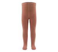 Sterntaler Unisex Plain Tights, Light brown, 128