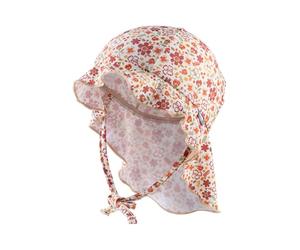 Sterntaler Unisex Sun Hat Flowers Beanie Hat, Ecru, 5 1/4