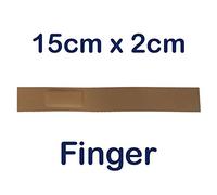 Steroplast 50 X STEROSTRIP GENUINE PREMIUM QUALITY WASHPROOF FIRST AID WOUND PLASTERS FINGER EXTENSION 15CM X 2CM