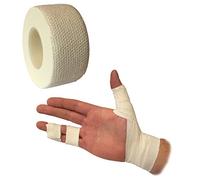 Steroplast 6 X EAB ELASTIC ADHESIVE BANDAGE SPORTS WRIST HAND THUMB FINGER SUPPORT TAPE STRAP WHITE 2.5CM X 4.5M