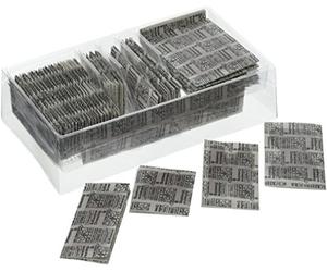 Steroplast 6038S Premium Elastic Fabric Plasters 1 Boxed assorted in plastic divider tray (7 sizes) (Pack of 100)