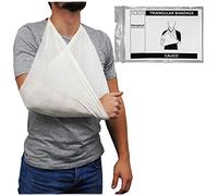 Steroplast Calico Cotton Triangular Arm Sling Shoulder Support Bandage Dressing, 90cm x 90cm x 127cm - 1 Pack
