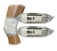 Steroplast Emergency First Aid Medical Heavy Bleeding Ambulance Sterile Dressings Bandage, No2 (15cm x 12cm, 2 Pack)