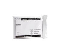 Steroplast Emergency Foil Blankets - 130cm x 210cm - Silver Insulation, Waterproof & Windproof (1)